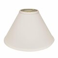 Homeroots 15 in. White Deep Cone Slanted No Slub Lampshade 469907